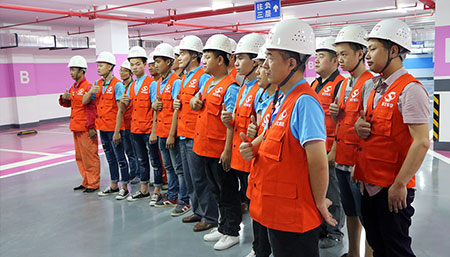 湖北車安工程部團隊合照